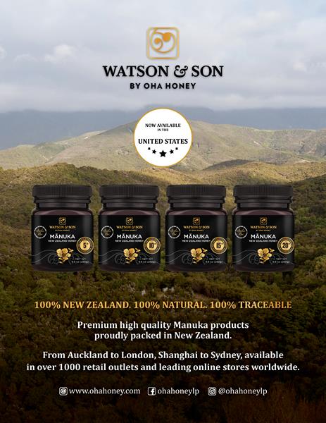 U.S. consumers will soon be able to buy four Manuka honey products from Watson & Son by Oha Honey, a New Zealand-based company.

