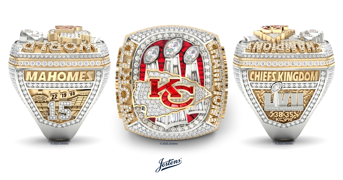 The Kansas City Chiefs 2022 Super Bowl Ring