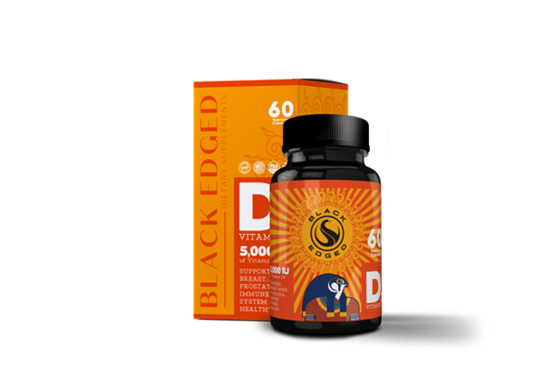Black Edged has just developed Black Edged “D,” a vitamin D supplement with 5,000 daily international units. Black Edged is now on sale at its website, https://www.blackedged.com/,
but in the coming months, the company plans to increase its retail distribution network. Black Edged “D” is Non-GMO, FDA approved, and vegetarian-friendly.


