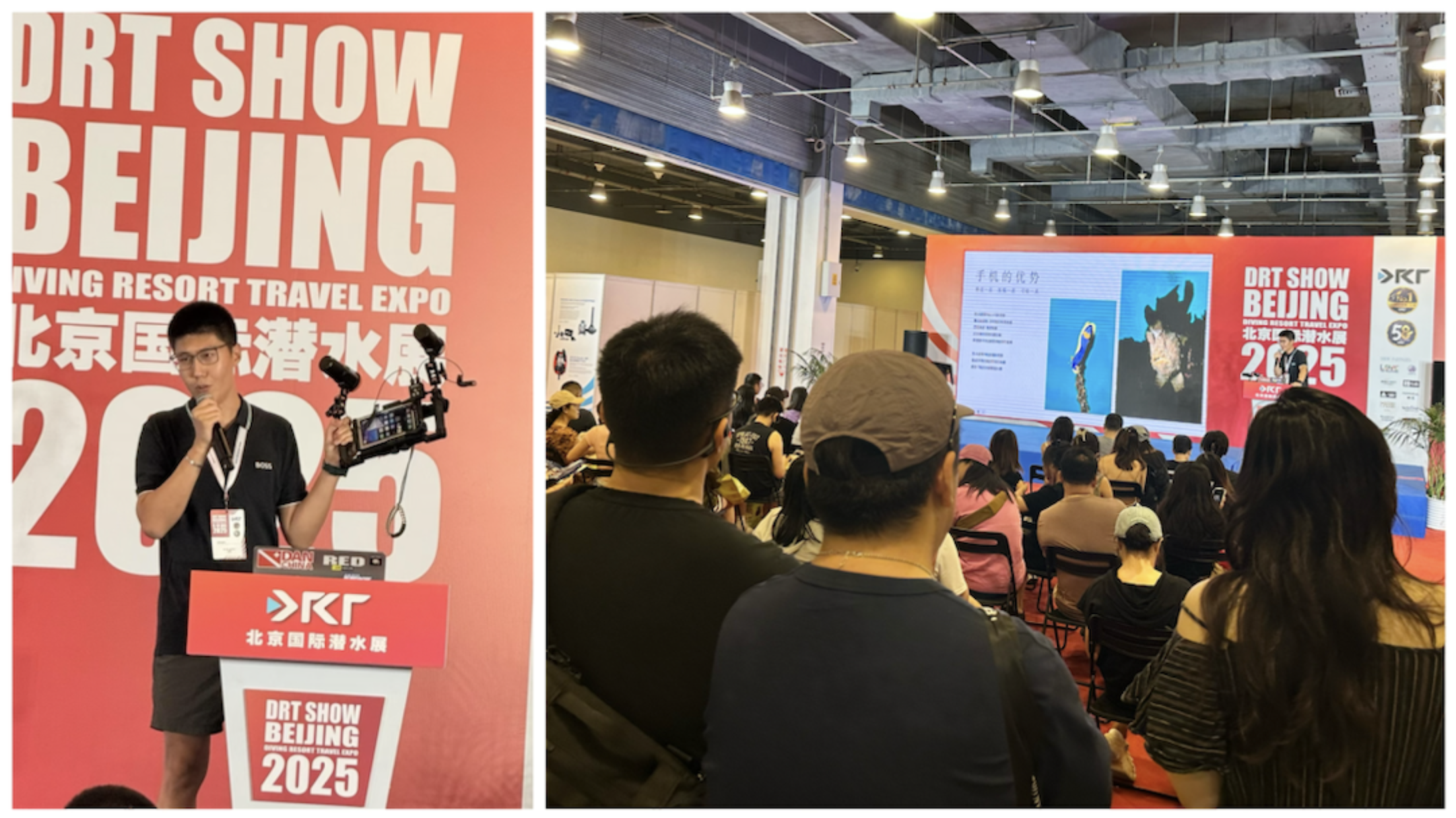 Famous Underwater Photographer Xu Yitang Shares the DIVEVOLK SeaTouch 4 Max Kit on Stage