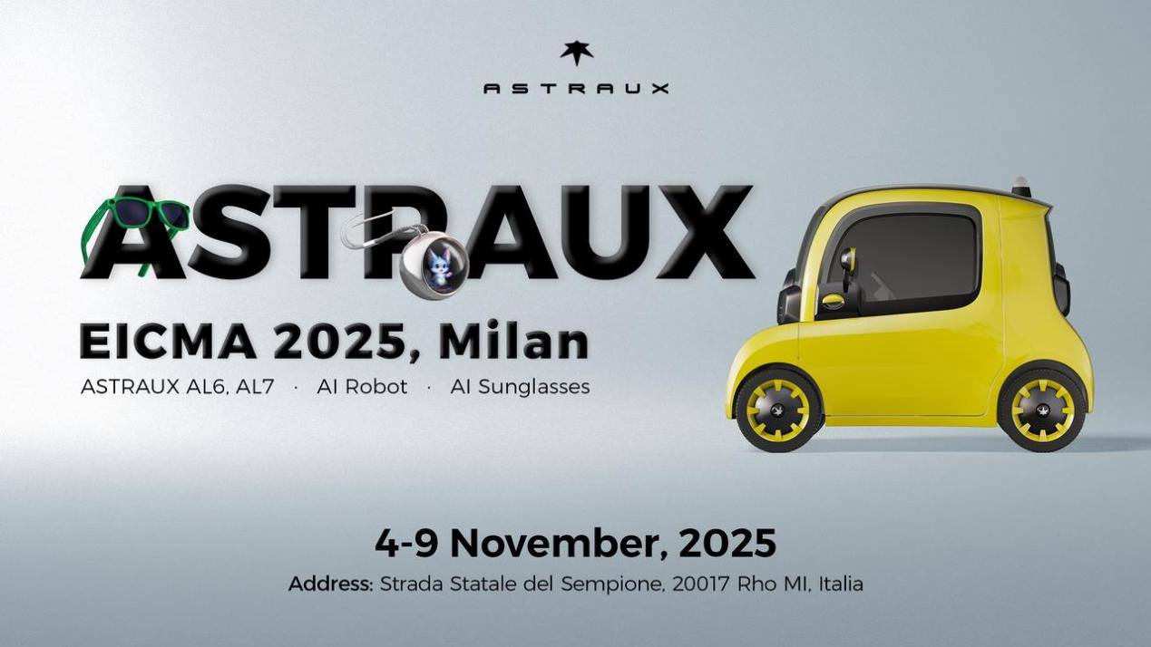 ASTRAUX SEV Shines at EICMA 2025