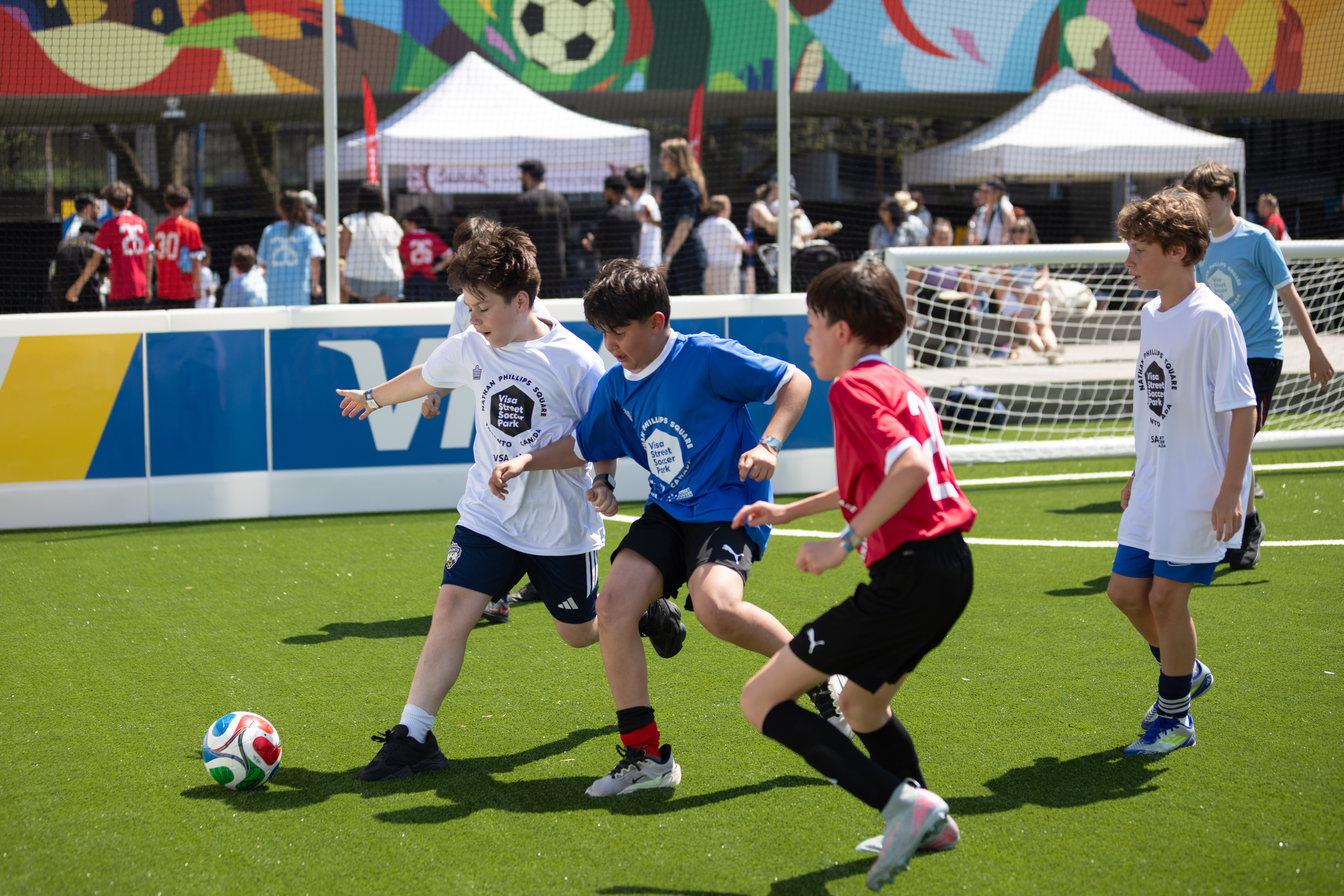 Visa Street Soccer Park at Nathan Phillips Square