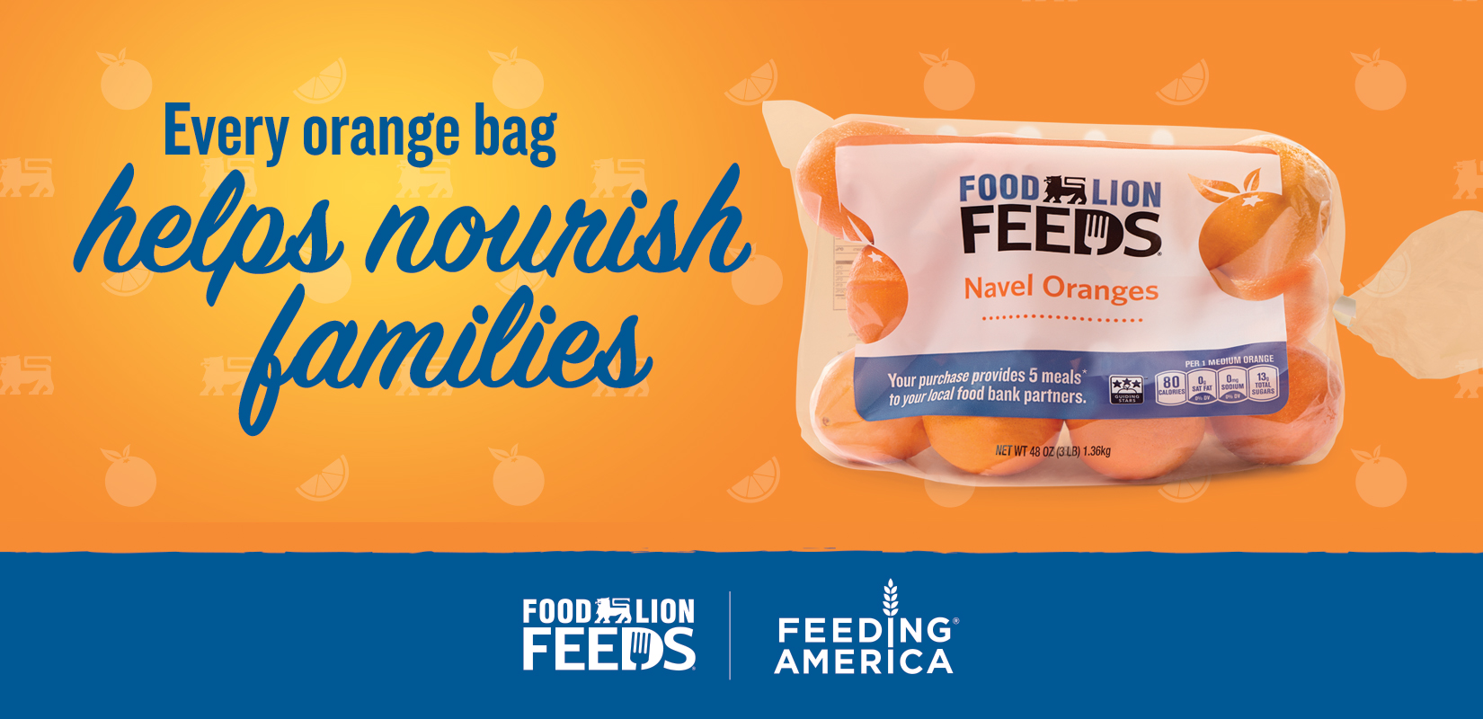 Food Lion Feeds Orange Bag Campaign