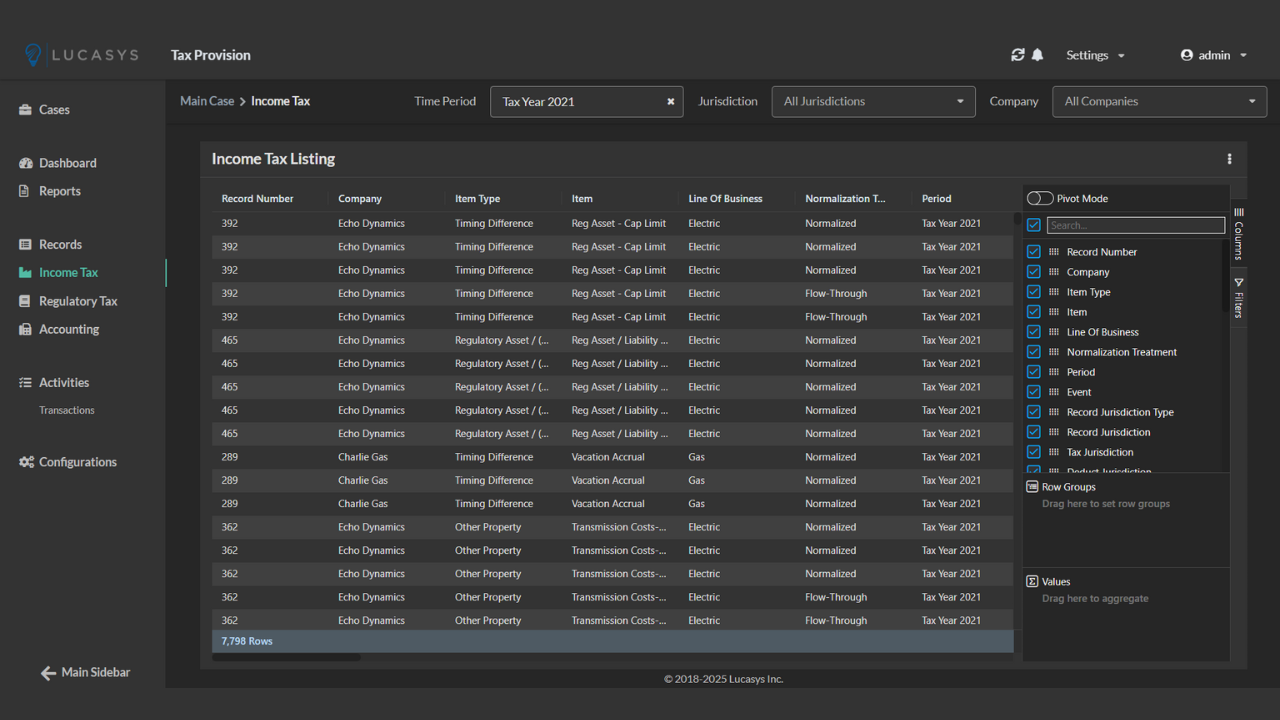 Provision, Dark Mode, Income Tax Listing