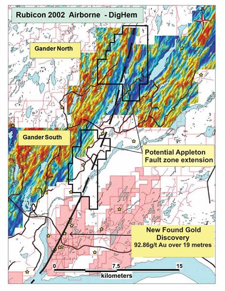 Gander Licenses along strike from New Found Gold discovery