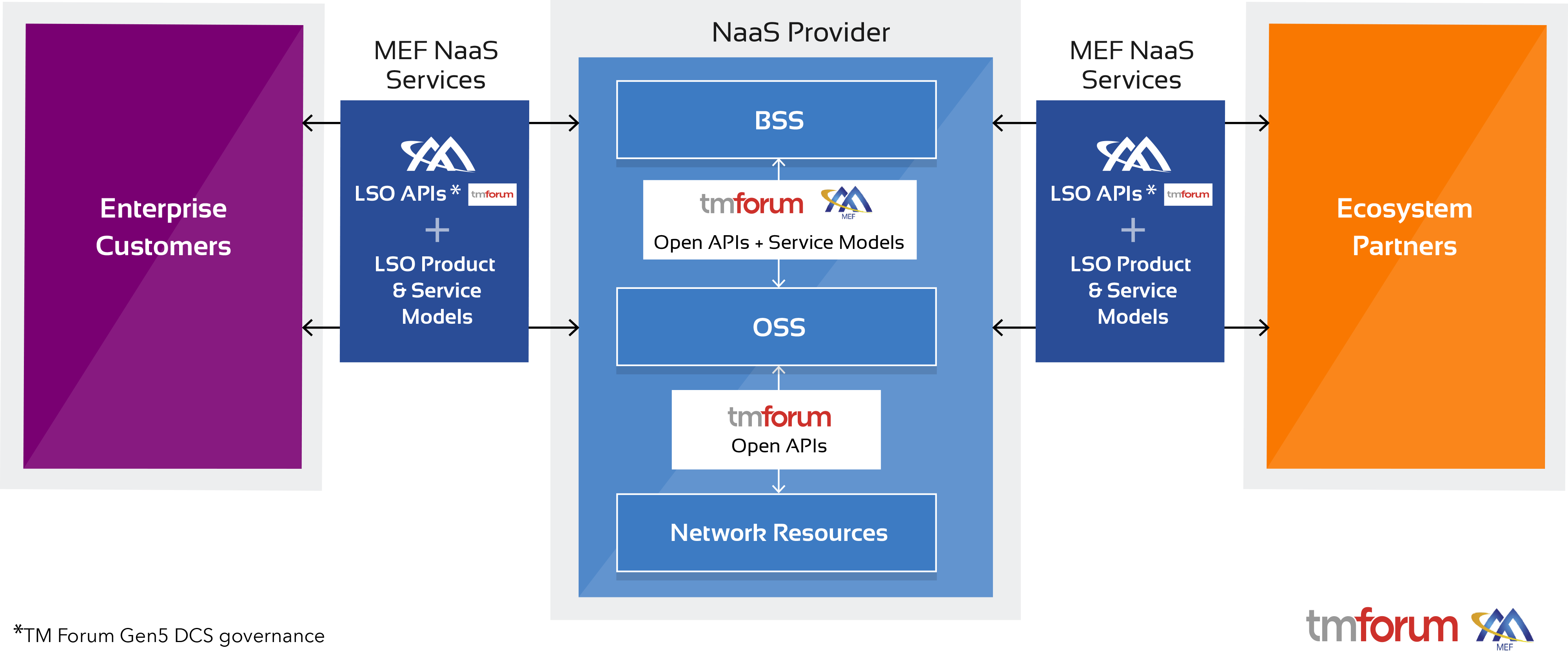 TMF-MEF Initiative to standardize APIs