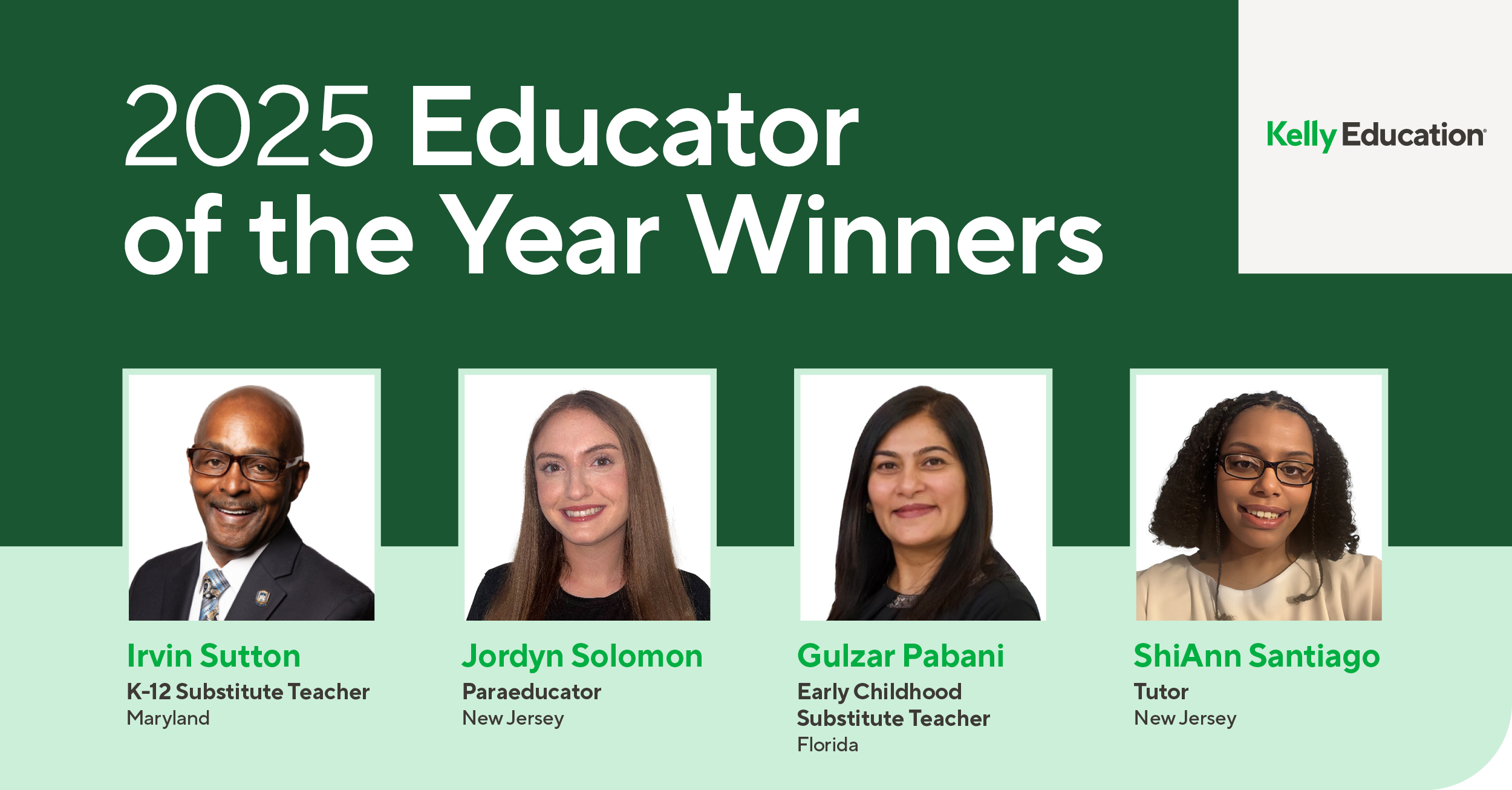 Kelly Education Celebrates Excellence in Education with Annual Educator of the Year Award