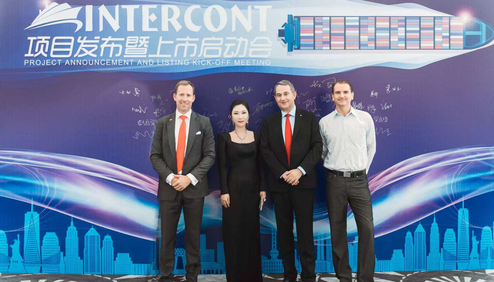 The photo of some of the Intercont's board members