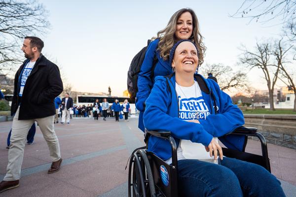 Two young adult colorectal cancer survivors head to Capitol Hill to talk to their legislators. 