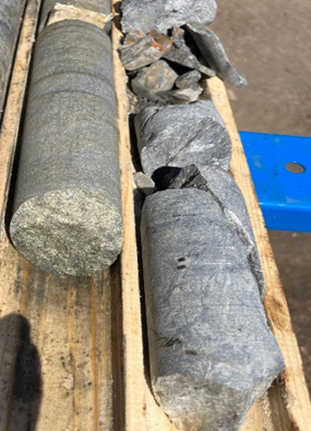 VMS Mineralization in Drill Core (CL22-13)
