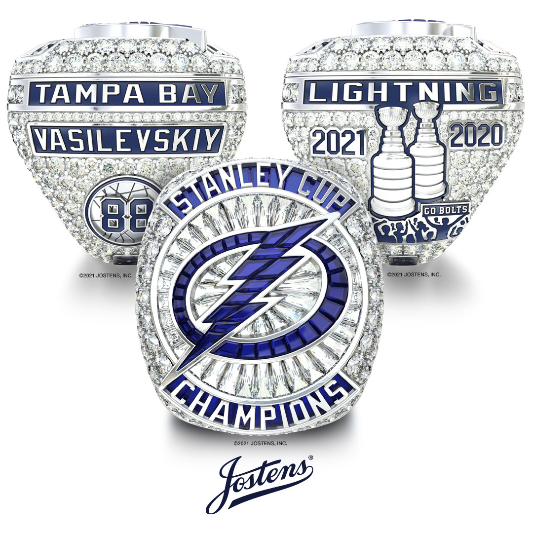 Tampa Bay Lightning 2021 Andrei Vasilevskiy NHL Stanley Cup championship  ring