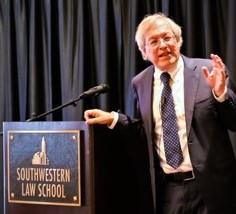 Image of Erwin Chemerinsky at Southwestern Law School's podium.