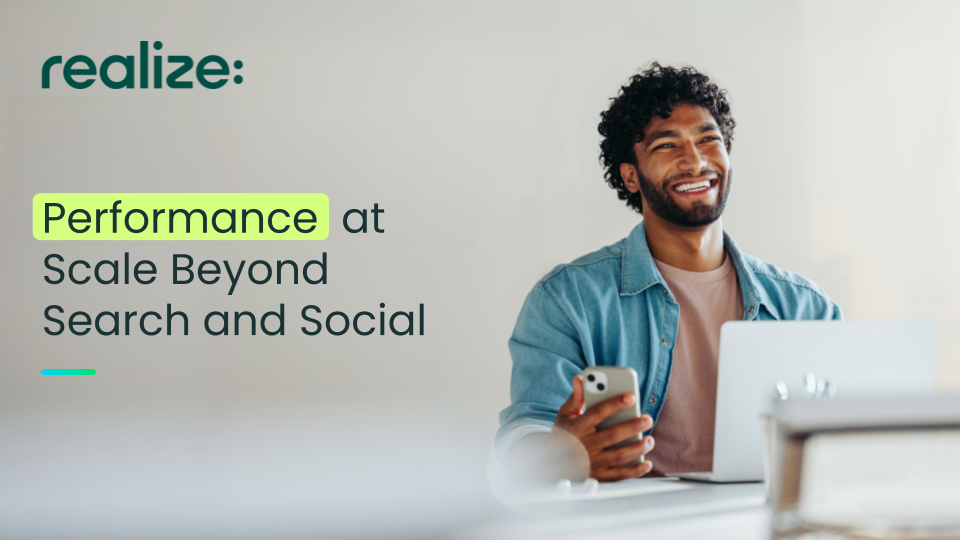 Realize is a technology platform that delivers outcomes at scale for advertisers, leveraging Taboola’s unique supply, first party data and AI technology. It delivers simplicity and efficiency for advertisers to run performance-based campaigns on many of the world’s largest and most trusted publishers across all ad inventory, OEMs and apps.