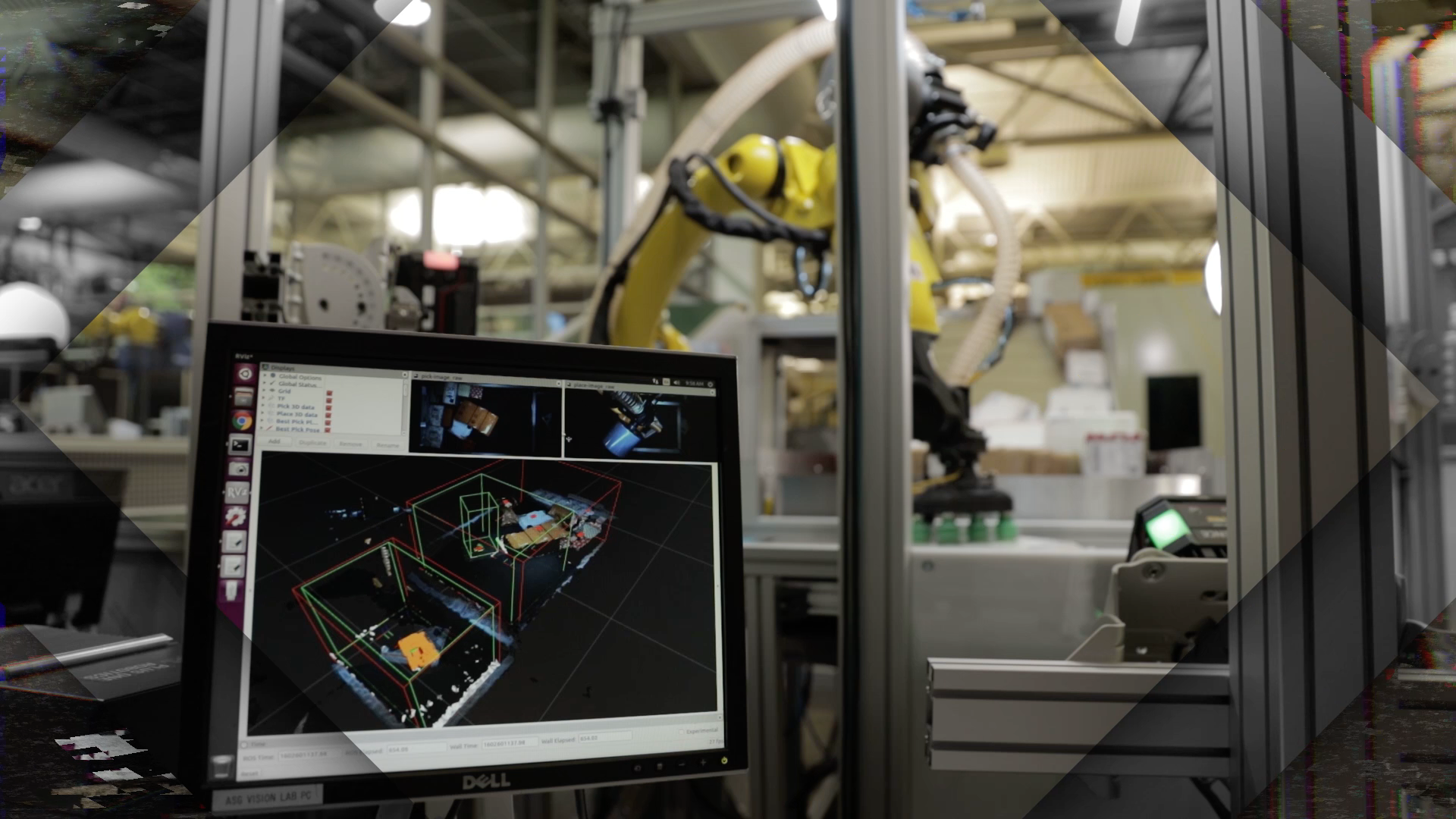 Powered by AI, Plus One's vision software can adapt to variations in product material, size and shape, as well as intermixed, random delivery. Photo: Fanuc America