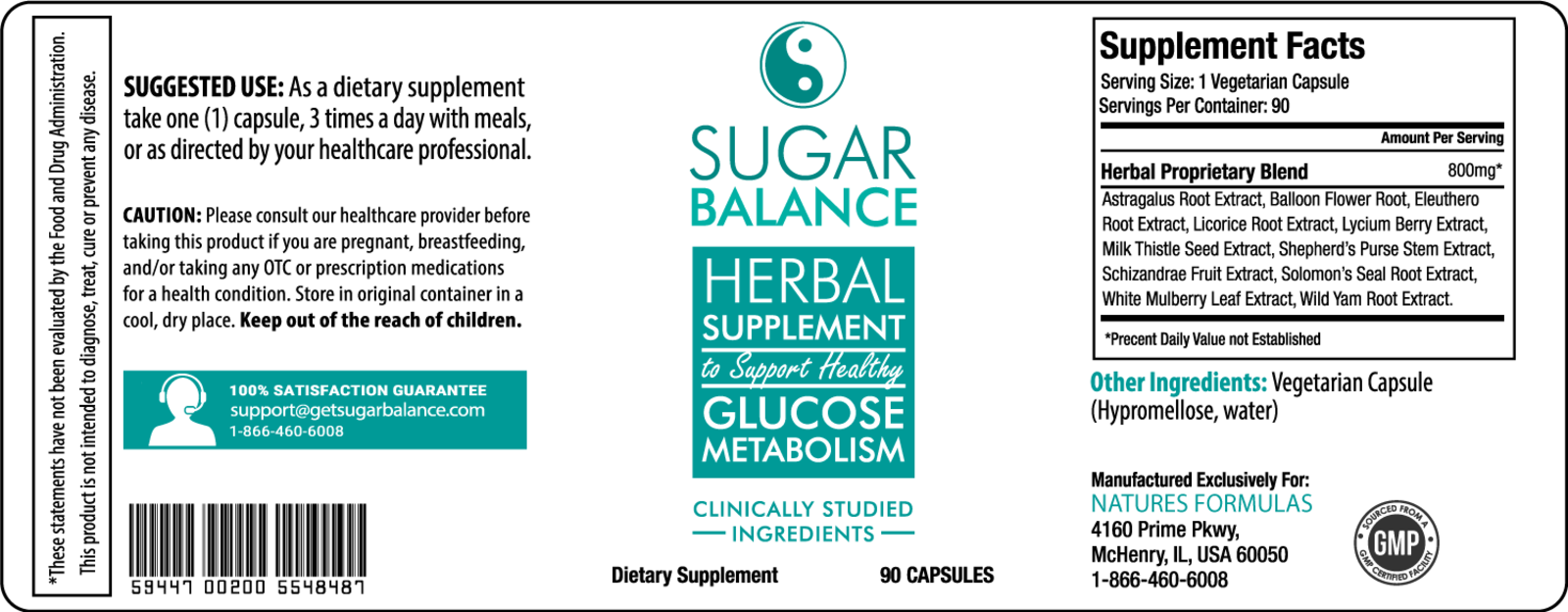 sugar balance ingredients