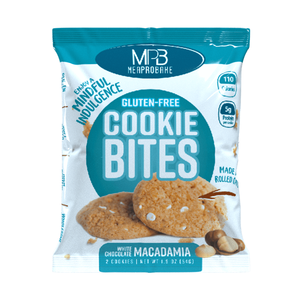 MPB Gluten-Free Cookie Bites - WHITE CHOCOLATE MACADAMIA