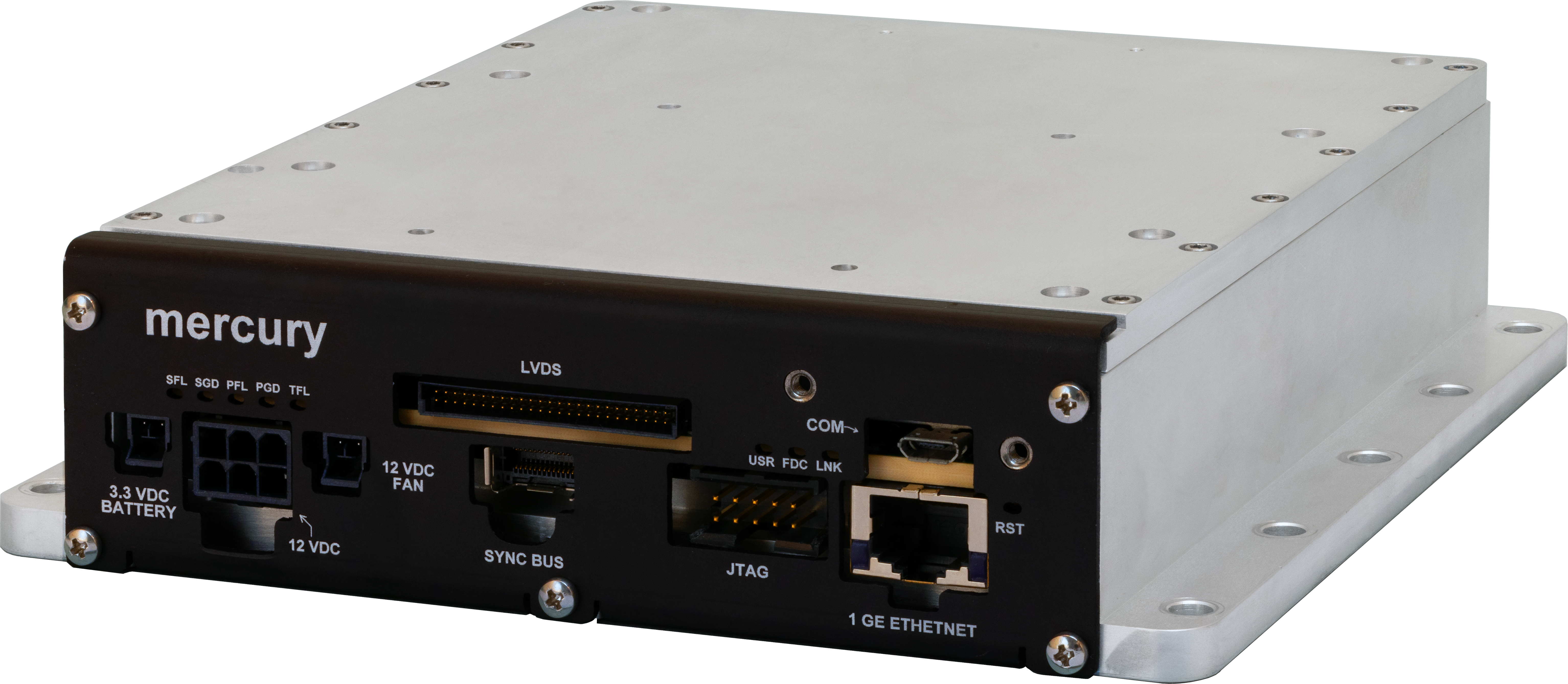 Mercury’s DRF4580L, a small-form-factor module that uses Altera™ Agilex FPGAs to detect and process emissions from a wide portion of the electromagnetic spectrum.