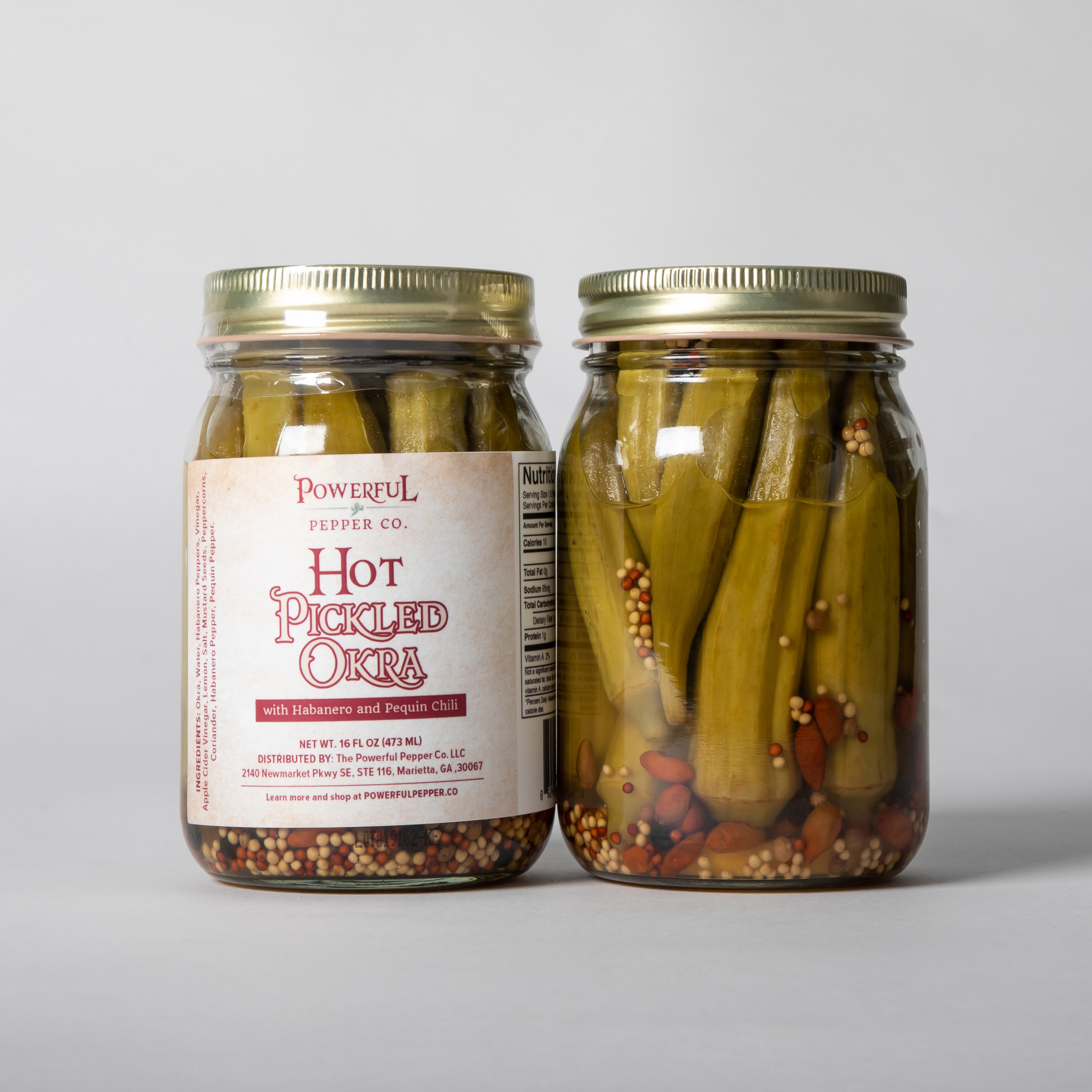 Hot Pickled Okra