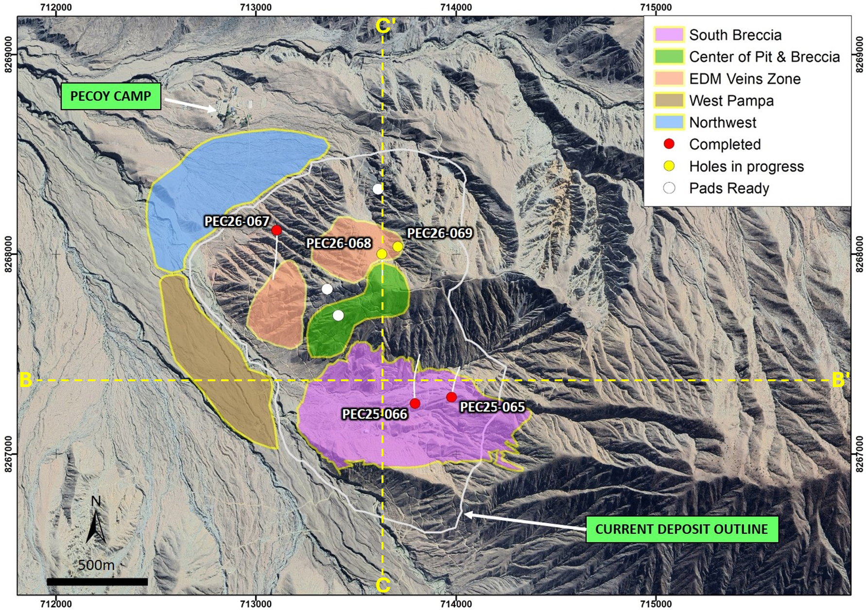 Plan View of the Pecoy Project 
