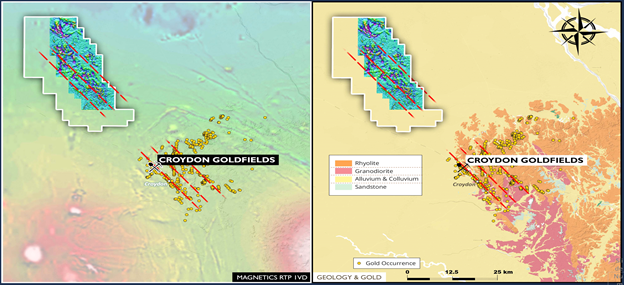 Figure 1, Regional airborne RTP 1VD magnetic survey