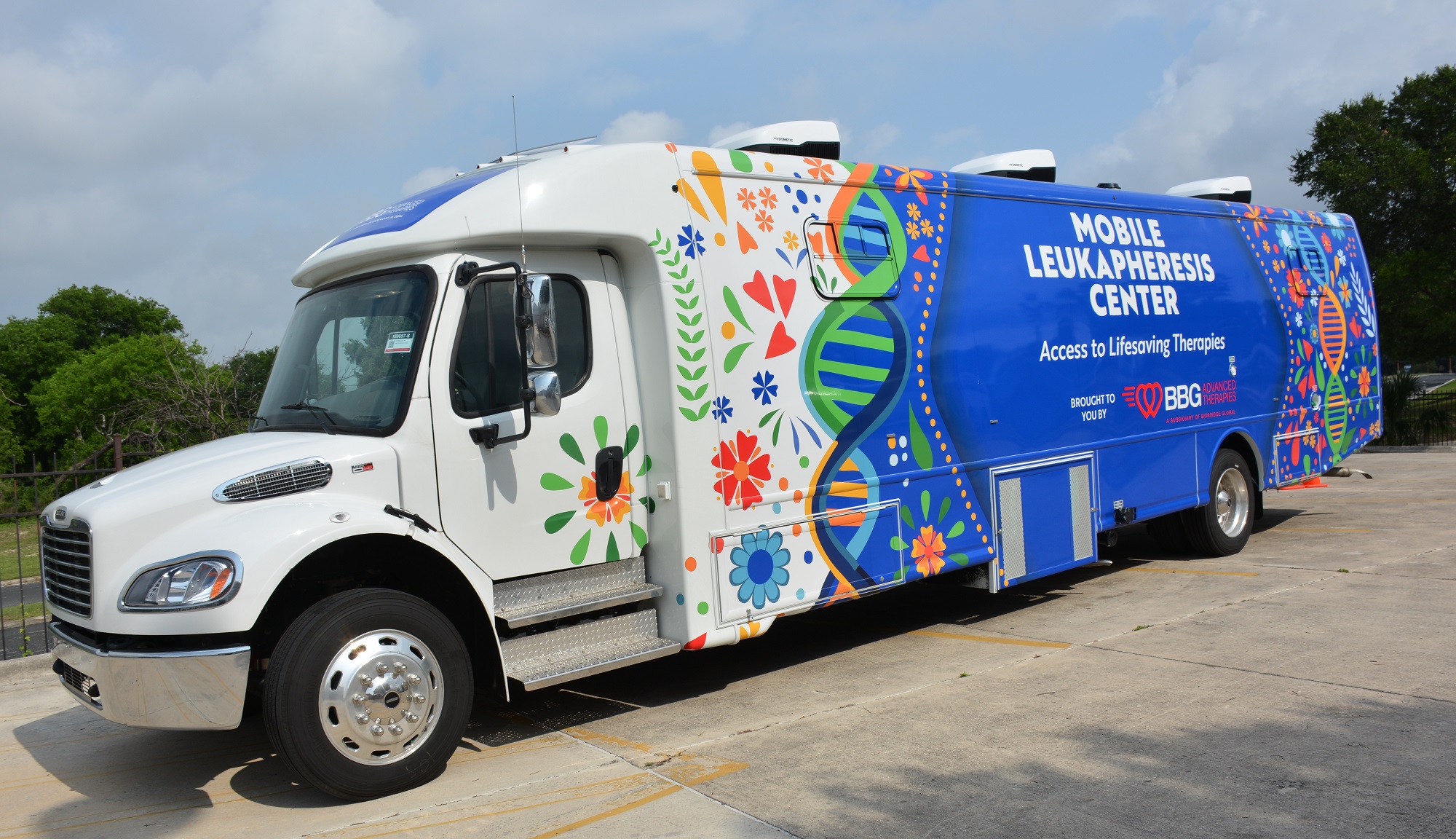 The BBG Advanced Therapies mobile leukapheresis center