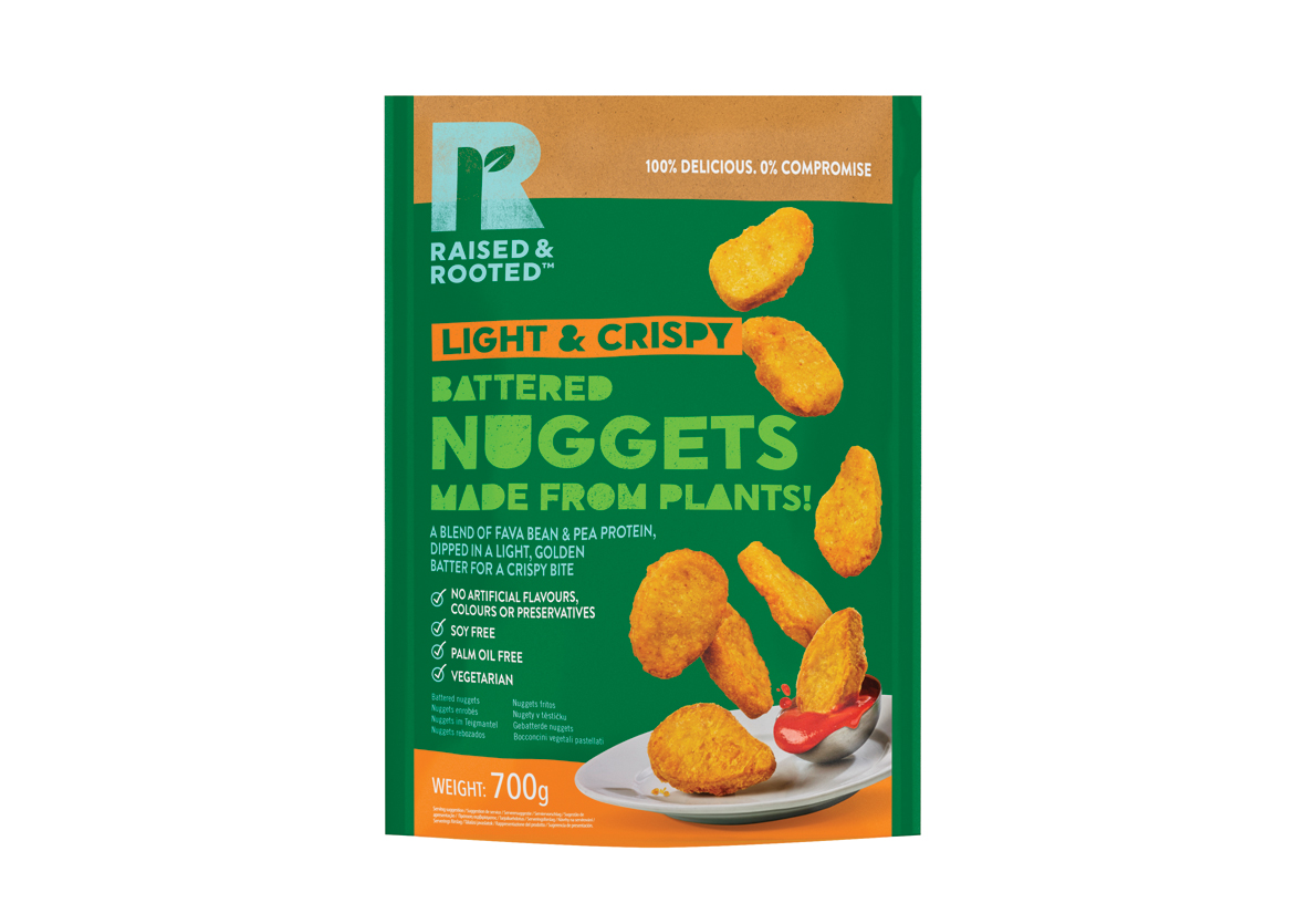 Raised & Rooted Light & Crispy Battered Nuggets