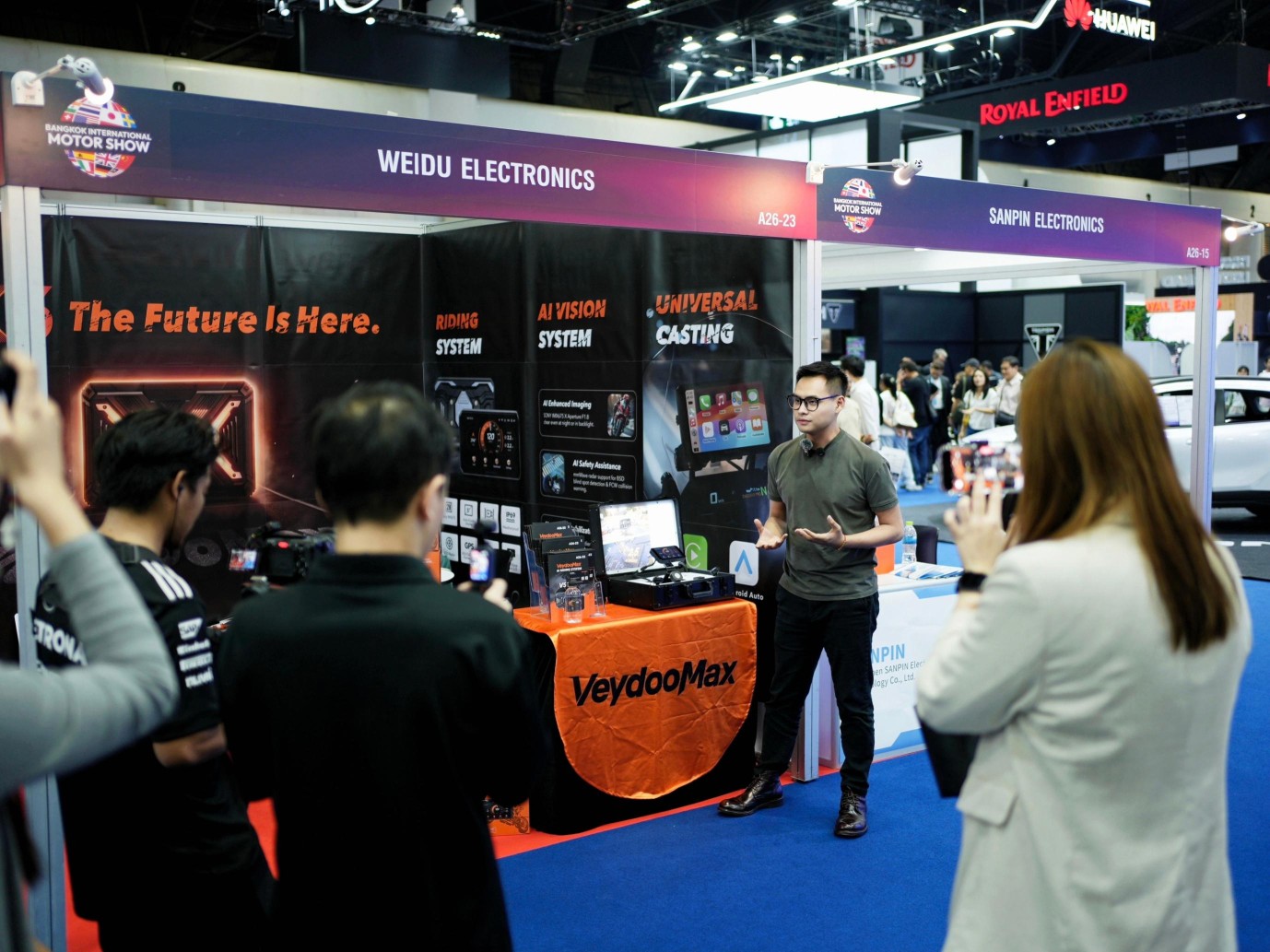 Showcasing Ride System and AI Safety Assistance in Bangkok