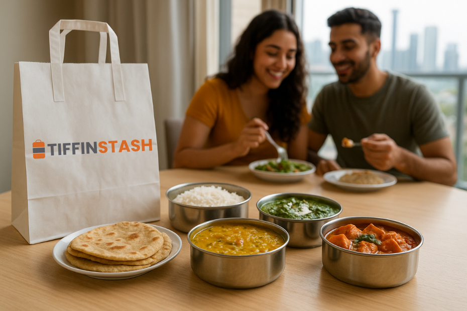 Enjoying homestyle Indian meals in Toronto — fresh dal, paneer dishes, rice, and rotis delivered daily by TiffinStash, the trusted tiffin service in t