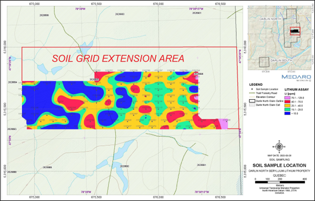 Figure 1: Darlin North Soil Grid Extension