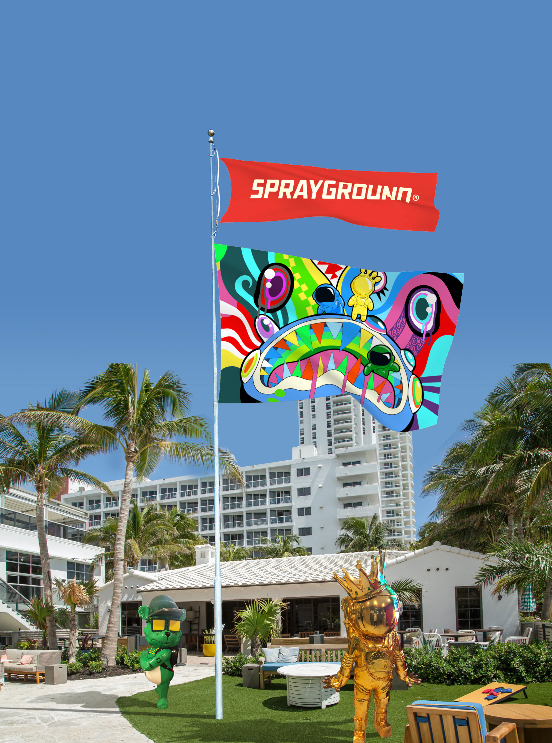 Sprayground Art Basel Pop Up