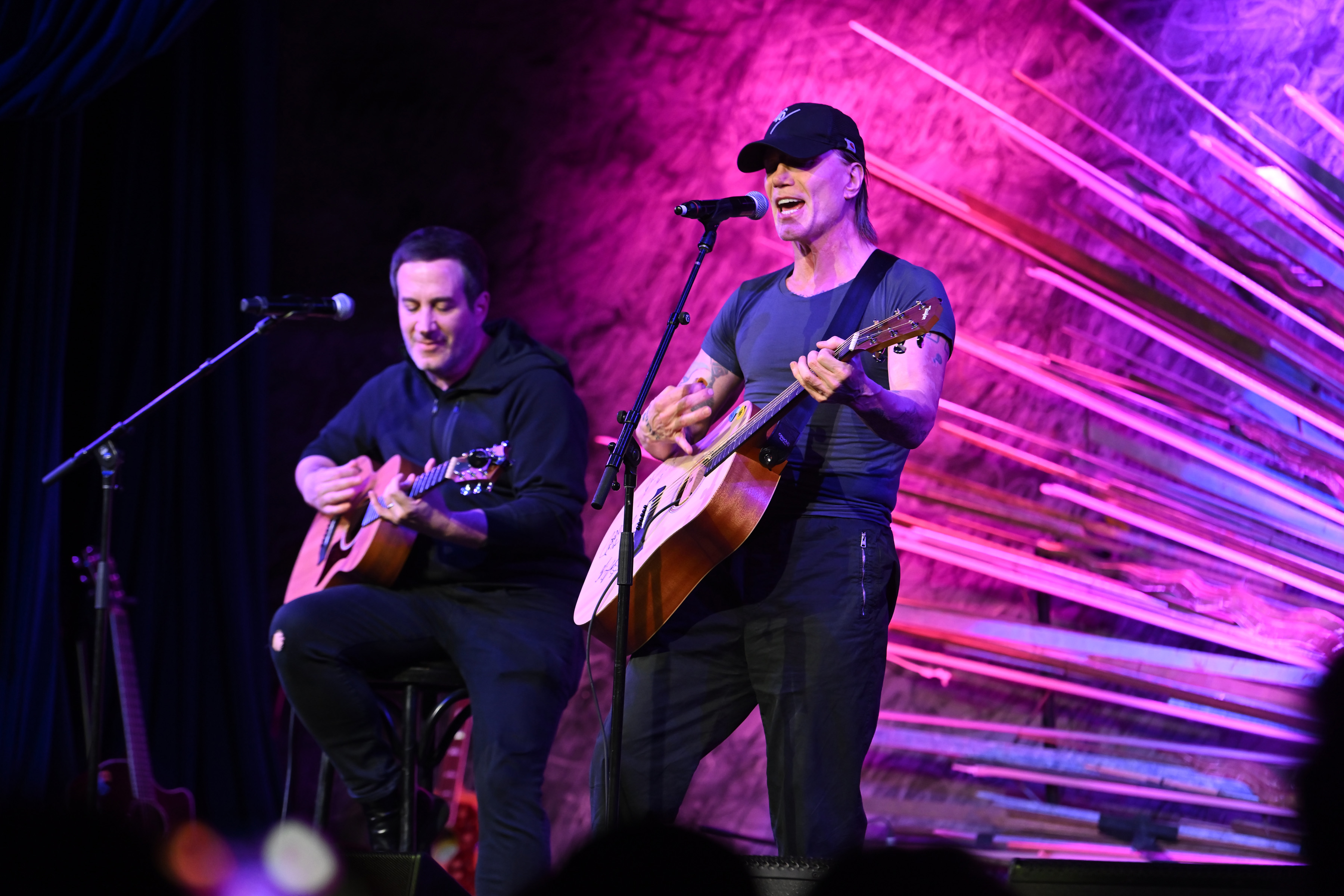 John Rzeznik performs at Musicians On Call's Hope for the Holidays concert for caregivers