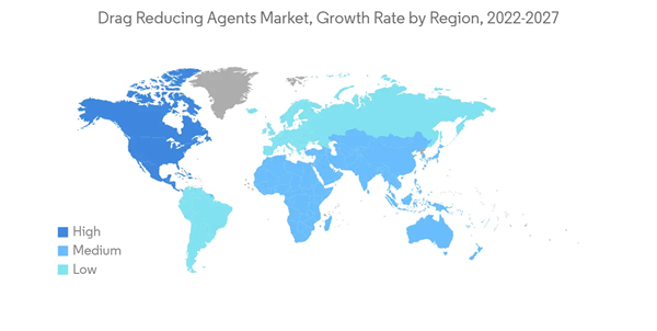 Drag Reducing Agents Market Drag Reducing Agents Market Growth Rate By Region 2022 2027