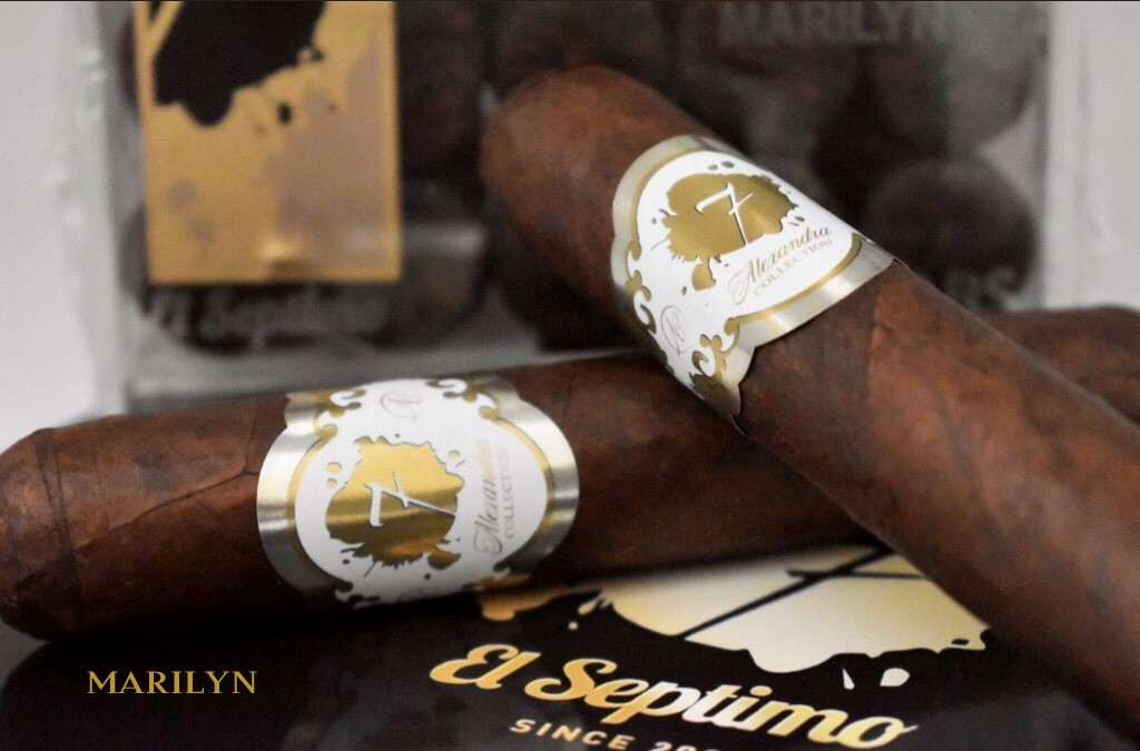 The new "MARILYN" cigar from El Septimo's Alexandra Collection. It is designed and crafted for women.