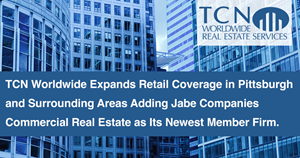 TCN Worldwide represents approximately $47.3 billion in transactions annually across its 70+ offices and more than 1,500 commercial real estate professionals.