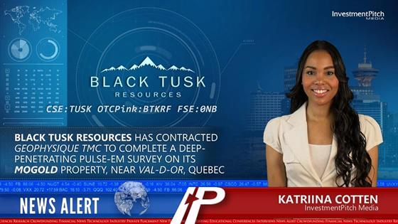 Black Tusk Resources Contracts Geophysique TMC to Complete a Deep-Penetrating Pulse-EM Survey on its MoGold Property near Val-d’Or, Quebec: Black Tusk Resources Contracts Geophysique TMC to Complete a Deep-Penetrating Pulse-EM Survey on its MoGold Property near Val-d’Or, Quebec