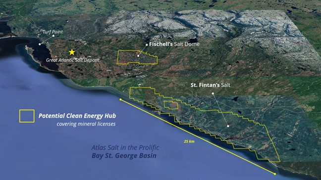 Atlas Salt in the Bay St George Basin