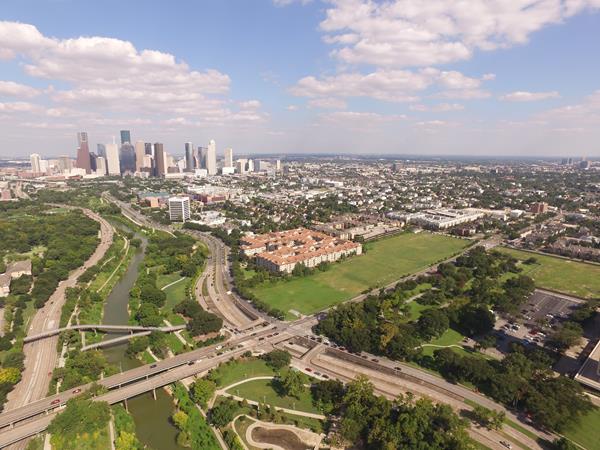 The future site of the Ismaili Center near downtown Houston. Photo courtesy of the Ismaili Council for the USA.
