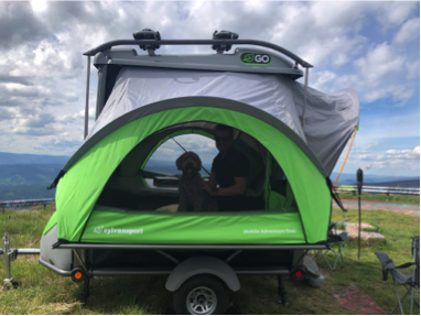 The GO camper in Reddish Knob, George Washington National Forest