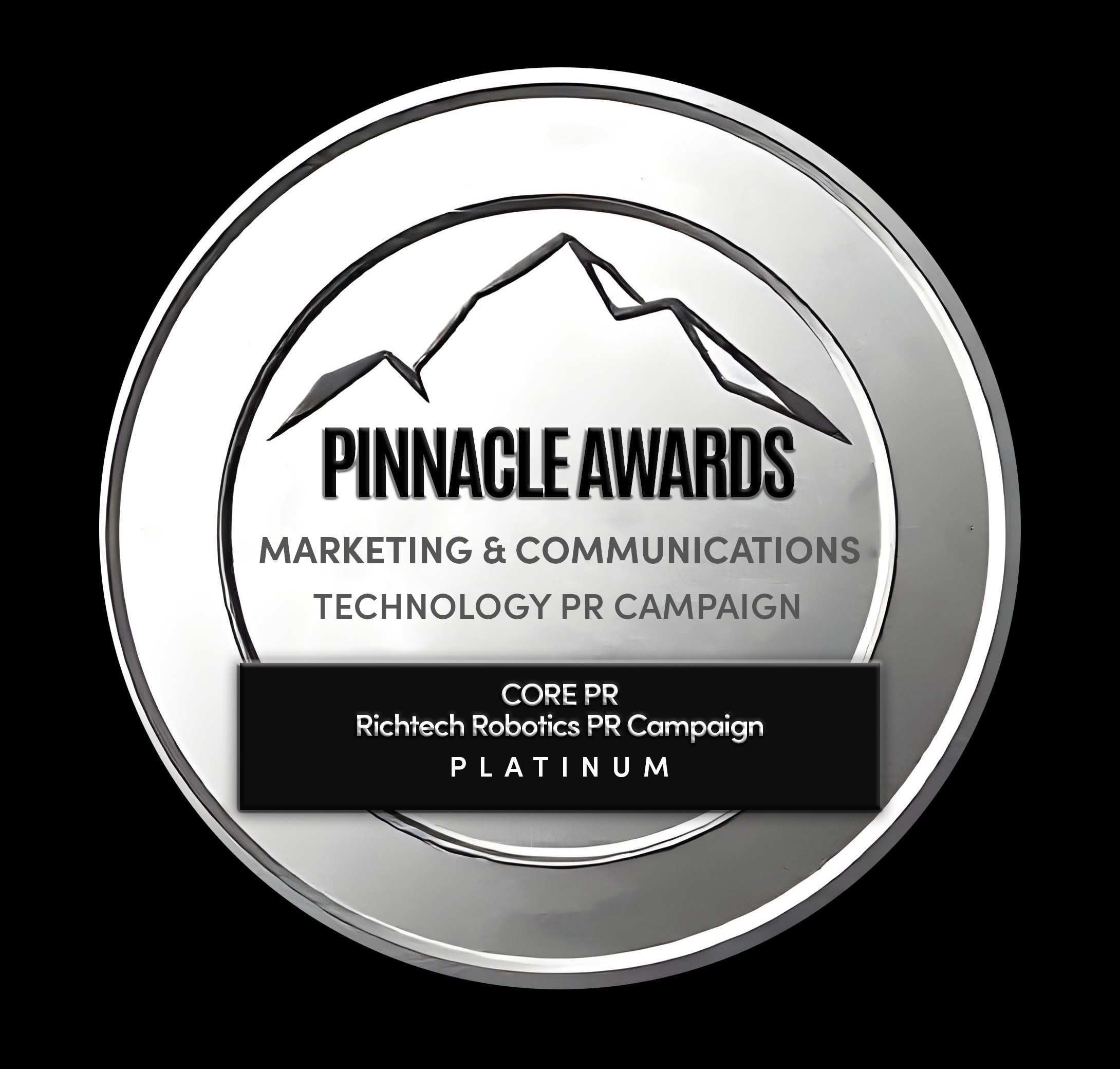 Pinnacle Platinum PR Award for CORE PR - Richtech Robotics