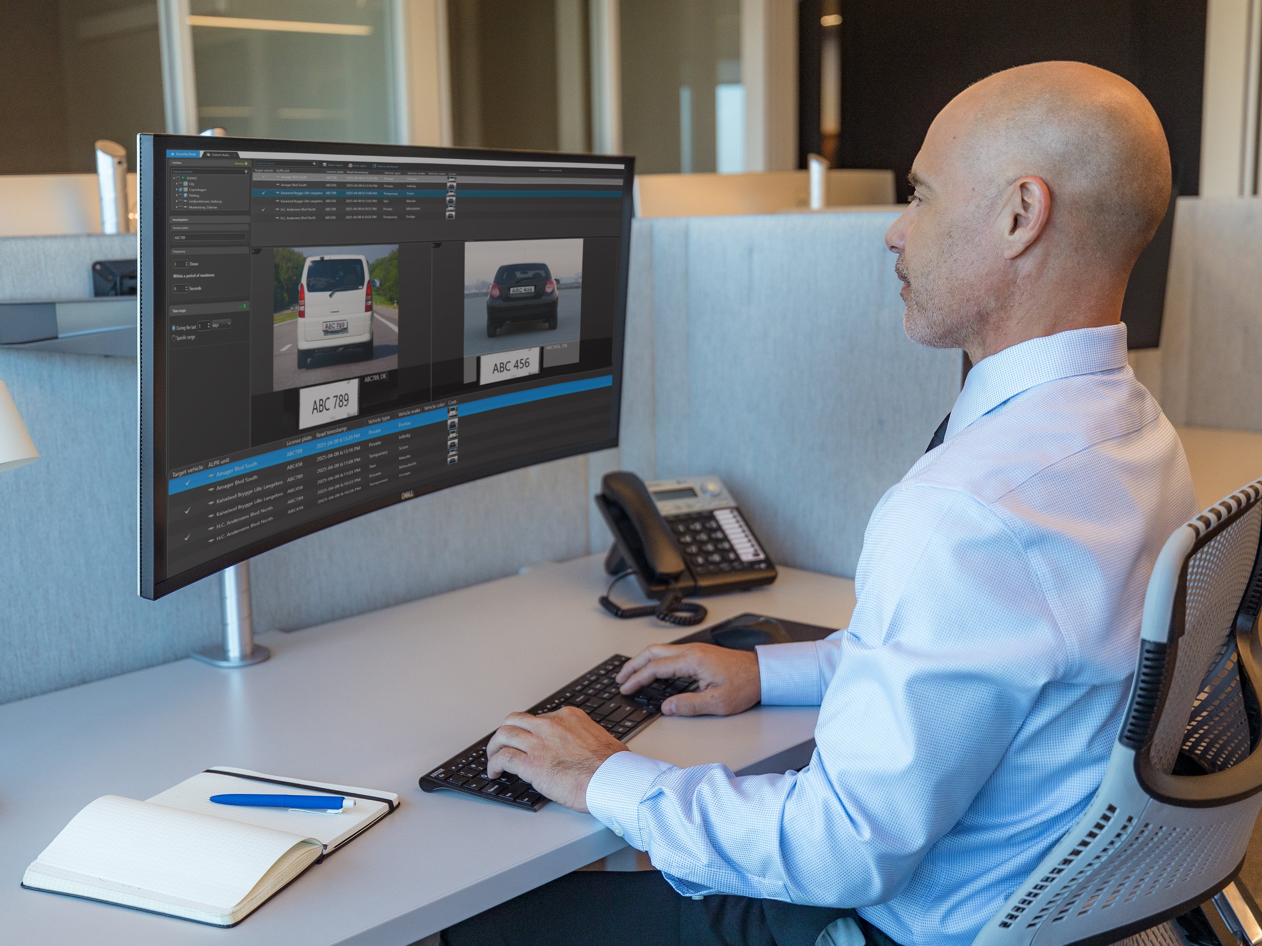 Genetec ALPR-based forensic searches increase investigator efficiency and provide actionable insights.
