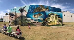 Turtle Island Restoration Network proudly displays The Mural at Menard Park