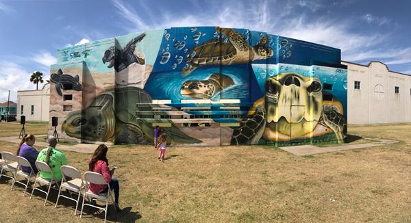 Turtle Island Restoration Network proudly displays The Mural at Menard Park
