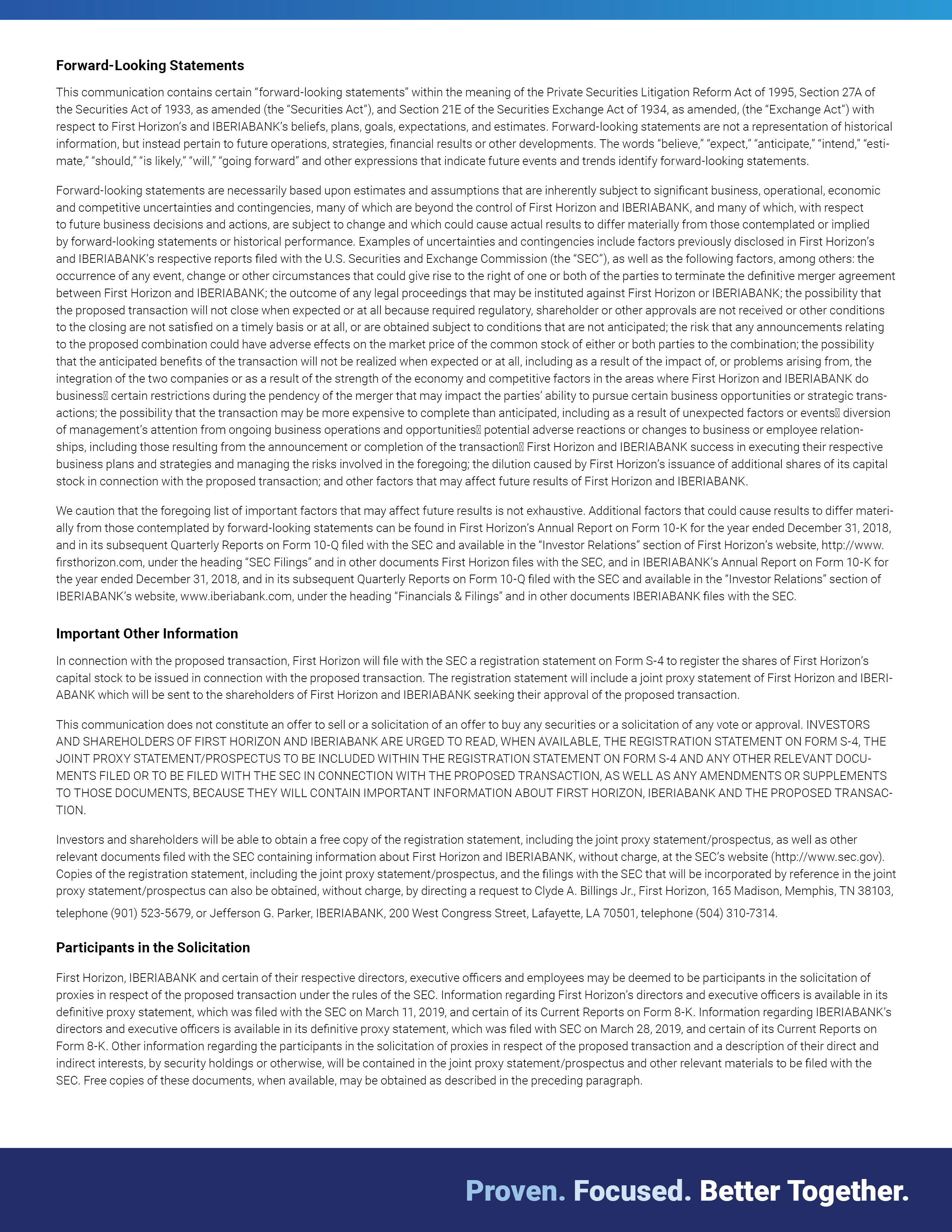 First Horizon IBERIABANK Infographic photos3