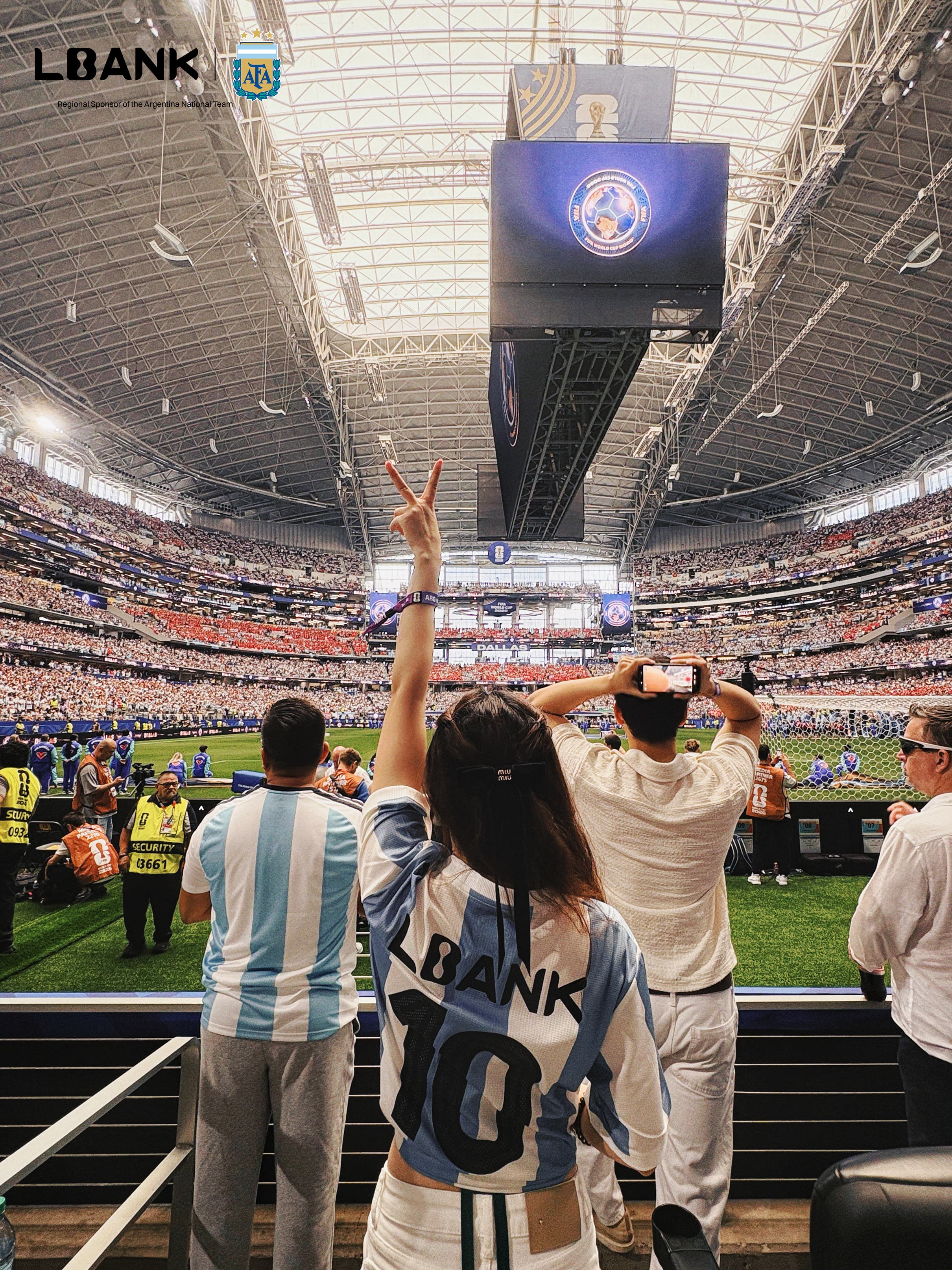 LBank VP Kaia and Football Fans at World Cup 2026