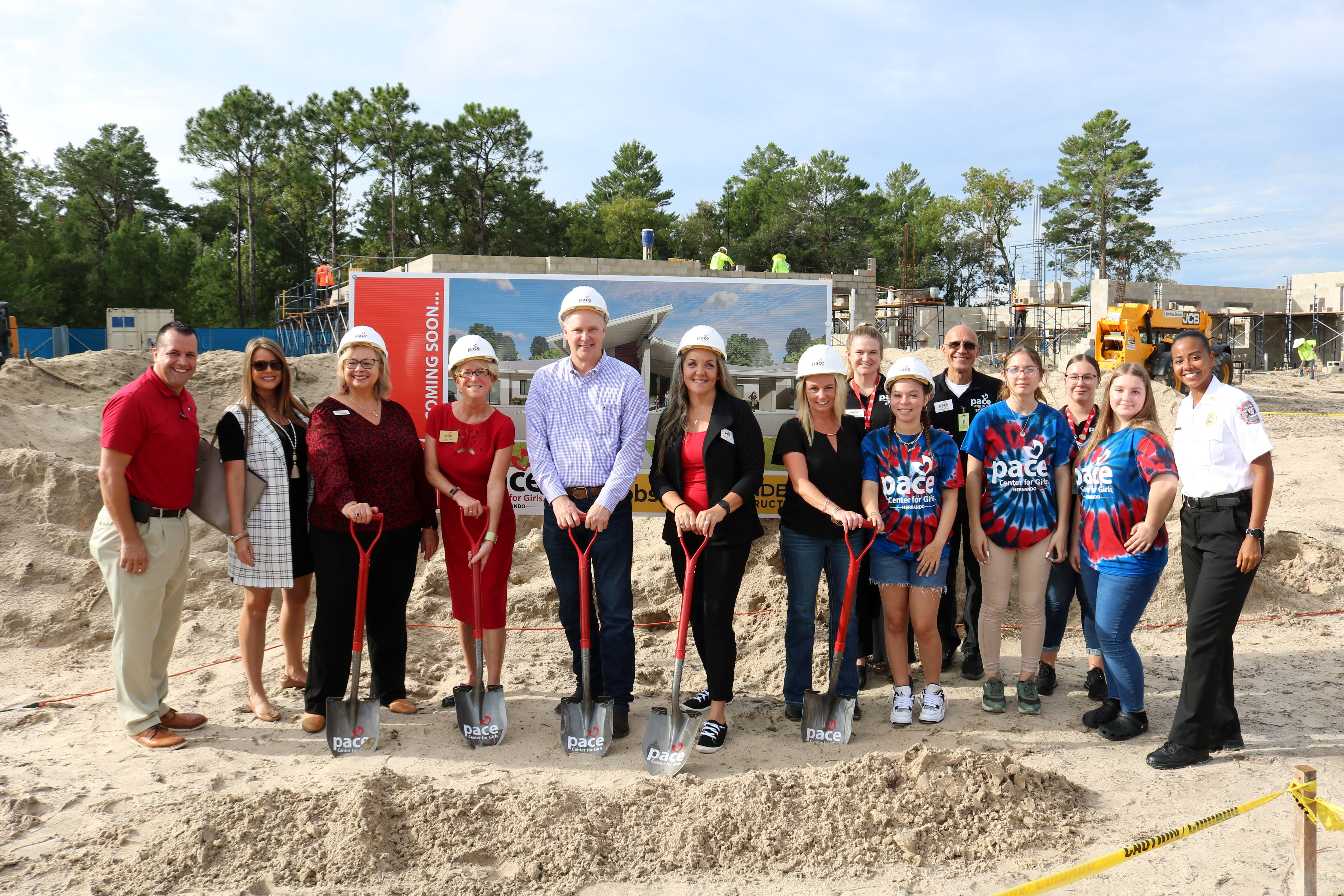 Ceremonial Shovels in Hand, Pace Hernando Breaks Ground on New Facility to Serve More Girls and Families