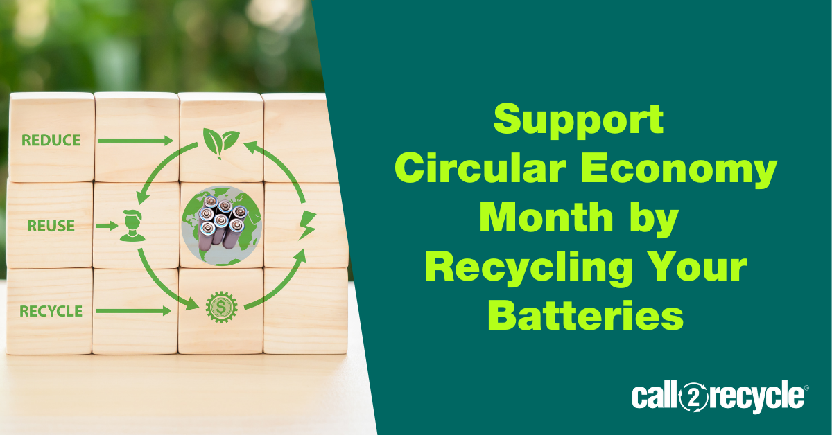 Call2Recycle urges Canadians to support Circular Economy Month by recycling batteries