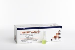 Triferic® AVNU (ferric pyrophosphate citrate injection), the intravenous (IV) formulation of Triferic, is now available in the United States.