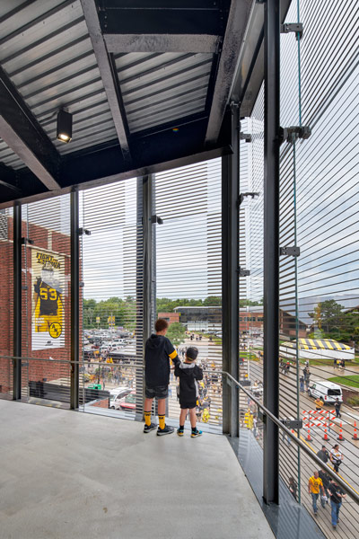 Kinnick Stadium, Iowa City, IA by Neumann Monson Architects. Photo © Cameron Campbell, AIA.