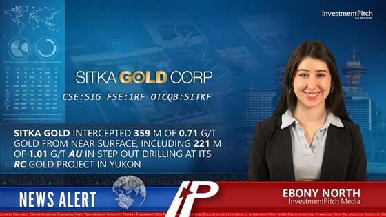 Sitka Gold intercepts high-grade gold in Yukon: Sitka Gold intercepts high-grade gold in Yukon