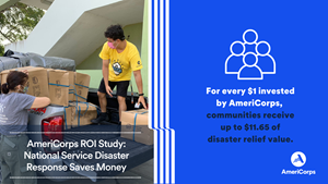 AmeriCorps ROI Study: National Service Disaster Response Saves Money
